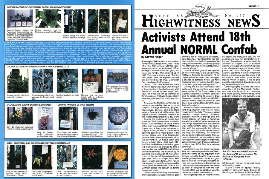 Activists Attend 18th Annual NORML Confab