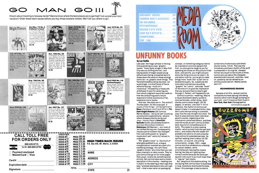 UNFUNNY BOOKS