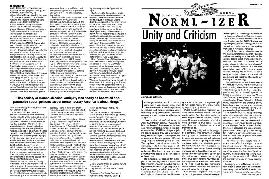 Unity and Criticism