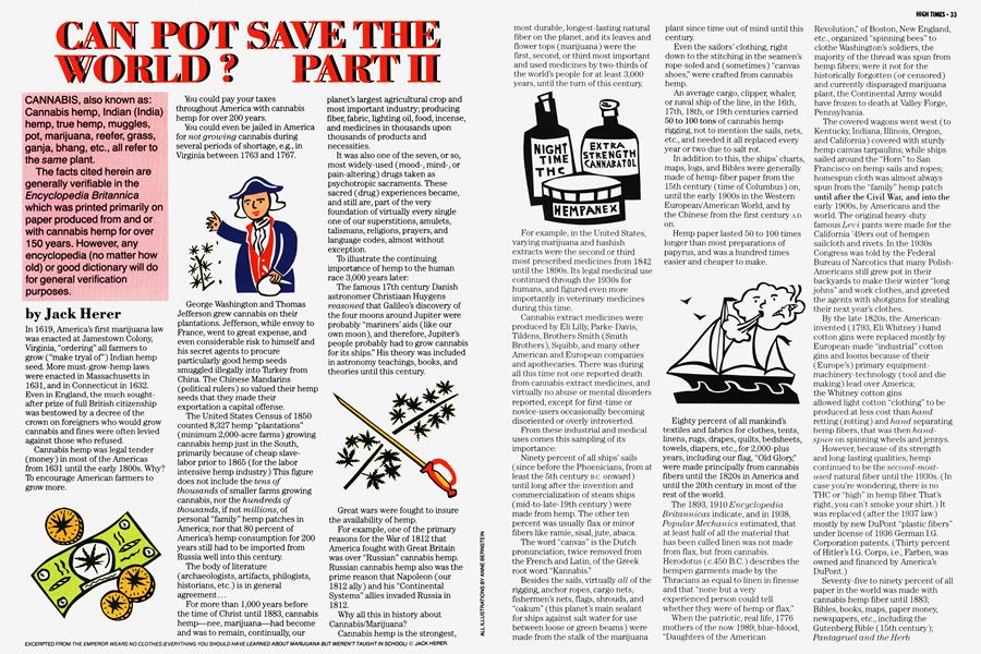 CAN POT SAVE THE WORLD? PART II