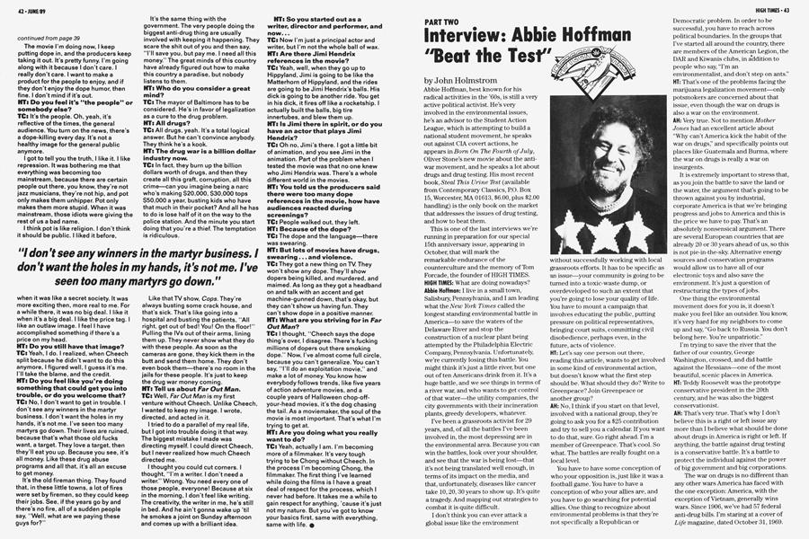 Abbie Hoffman "Beat the Test"