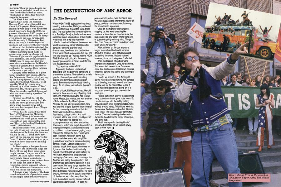 THE DESTRUCTION OF ANN ARBOR