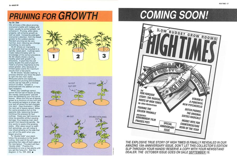 PRUNING FOR GROWTH
