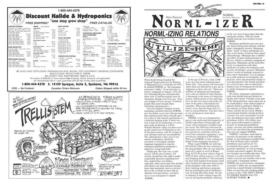 NORML-IZING RELATIONS