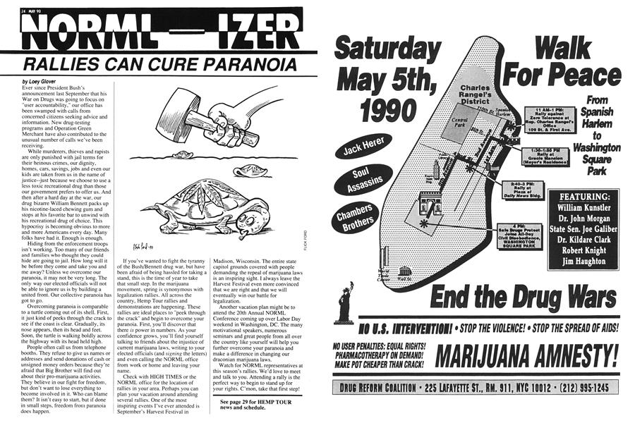 RALLIES CAN CURE PARANOIA