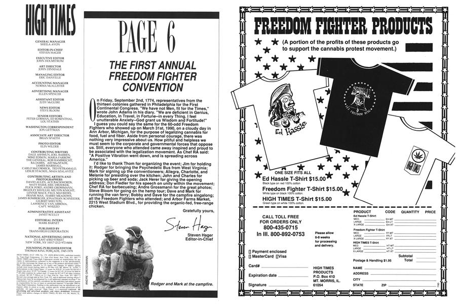 THE FIRST ANNUAL FREEDOM FIGHTER CONVENTION
