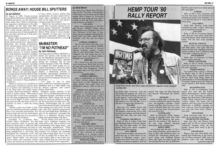 HEMP TOUR ’90 RALLY REPORT