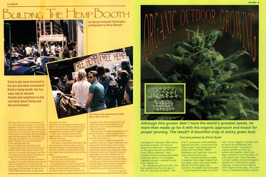 BUILDING THE HEMP BOOTH