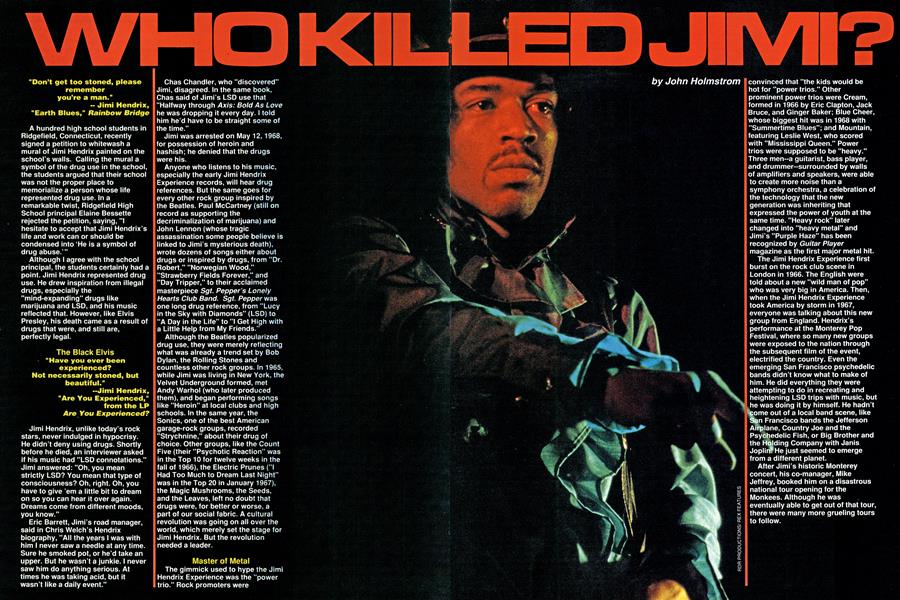 WHO KILLED JIMI?