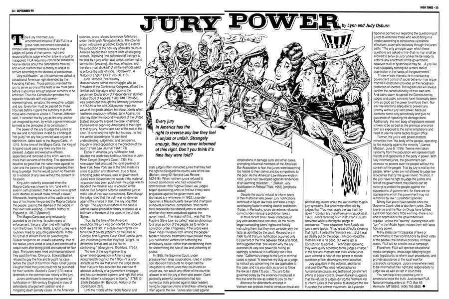 JURY POWER