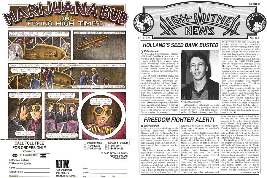 HOLLAND’S SEED BANK BUSTED