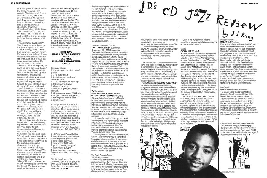 J.D.'S CD JAZZ REVIEW
