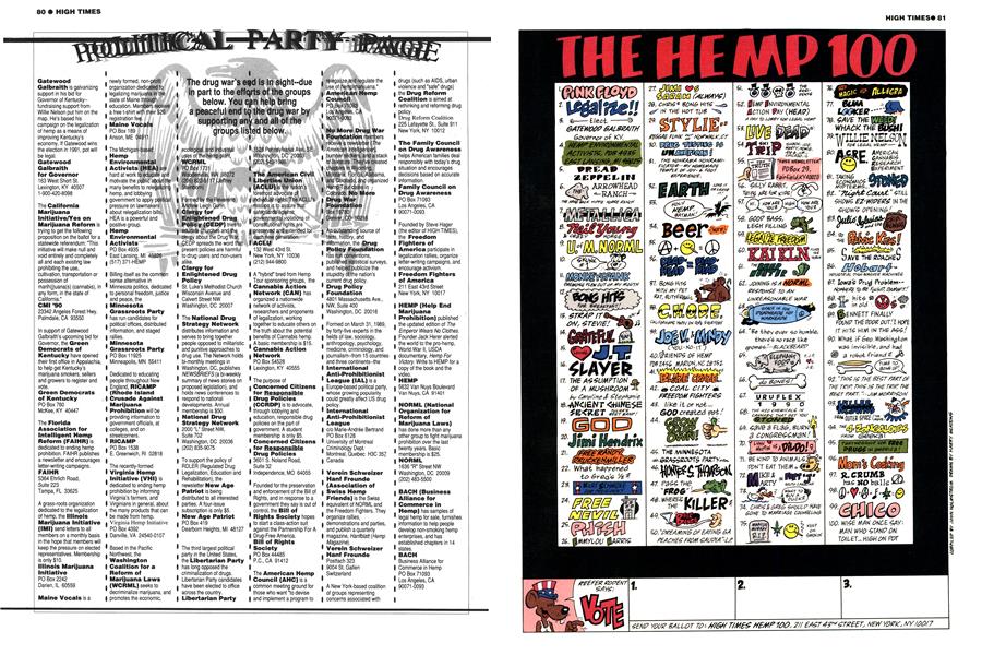 POLITICAL PARTY PAGE