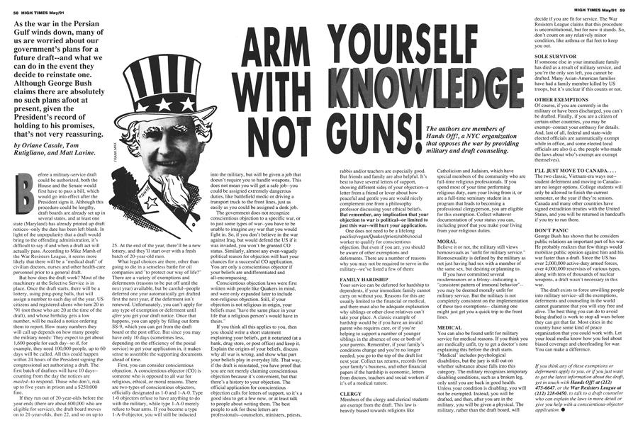 ARM YOURSELF WITH KNOWLEDGE NOT GUNS!