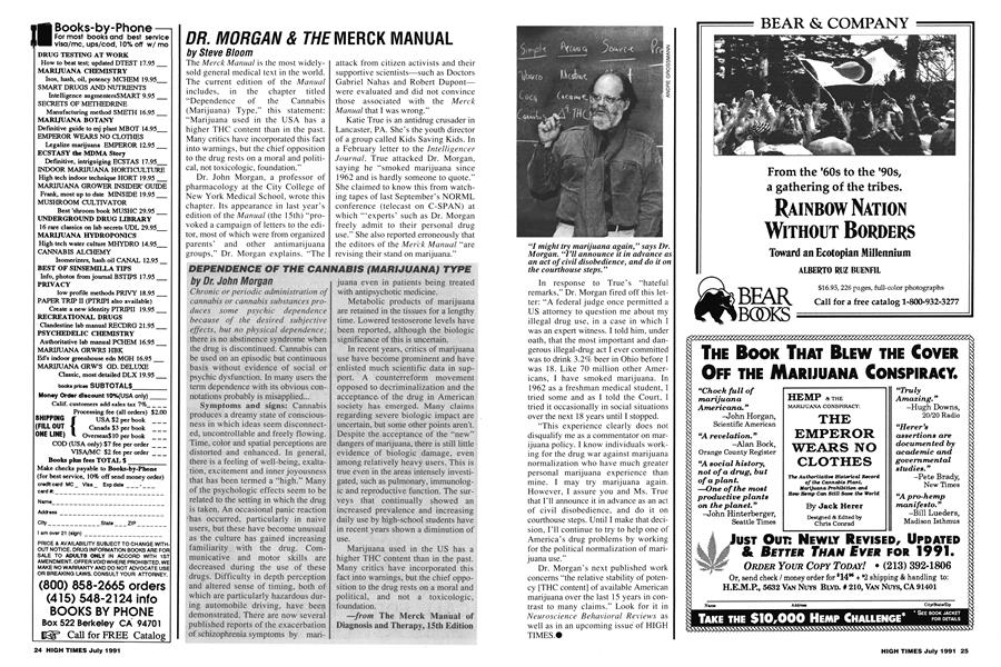DR. MORGAN & THE MERCK MANUAL