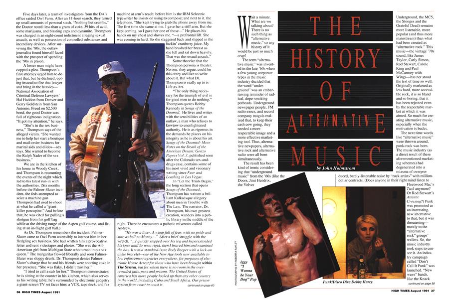 THE HISTORY OF ALTERNATIVE MUSIC