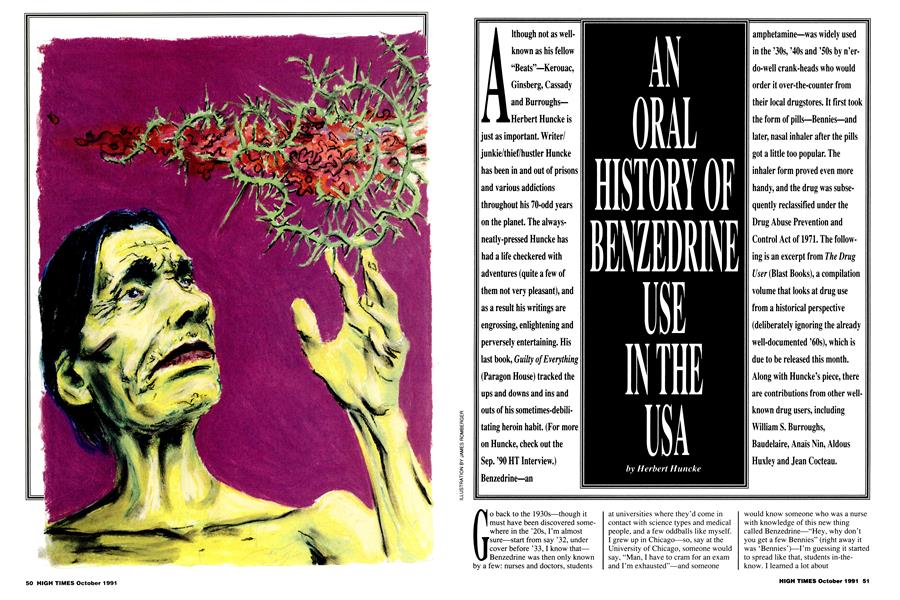 AN ORAL HISTORY OF BENZEDRINE USE IN THE USA