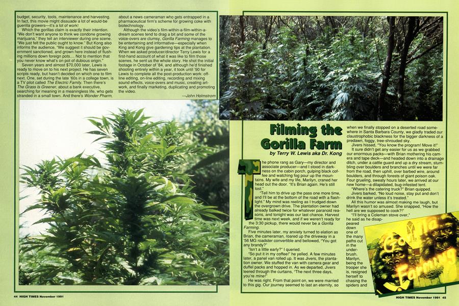 Filming the Gorilla Farm