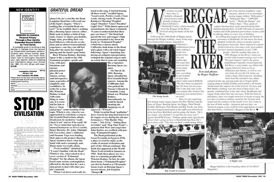 REGGAE ON THE RIVER