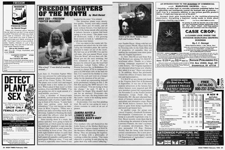 FREEDOM FIGHTERS OF THE MONTH