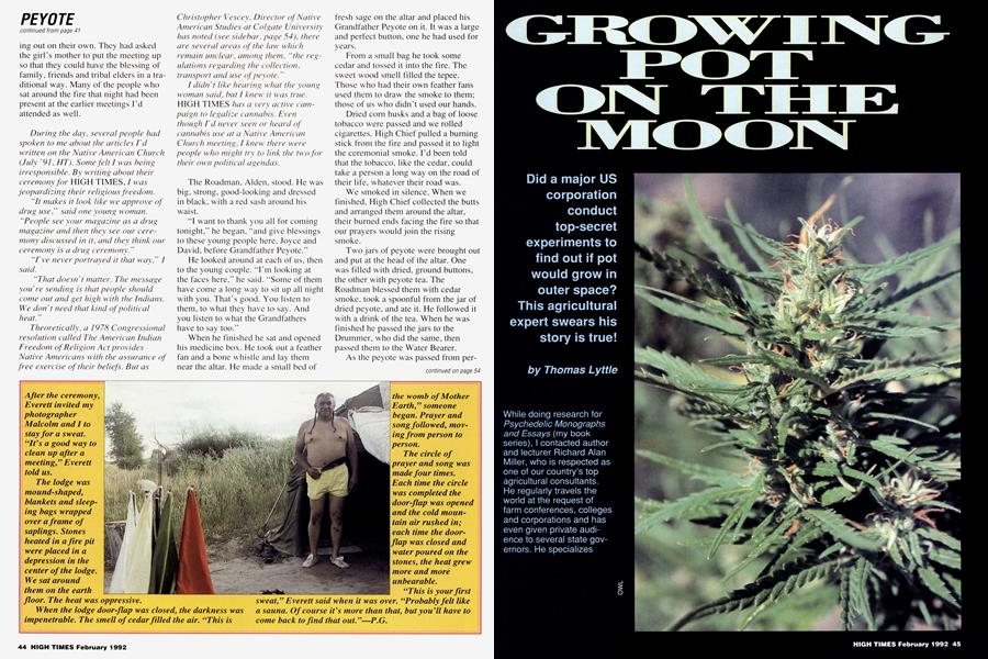 GROWING POT ON THE MOON