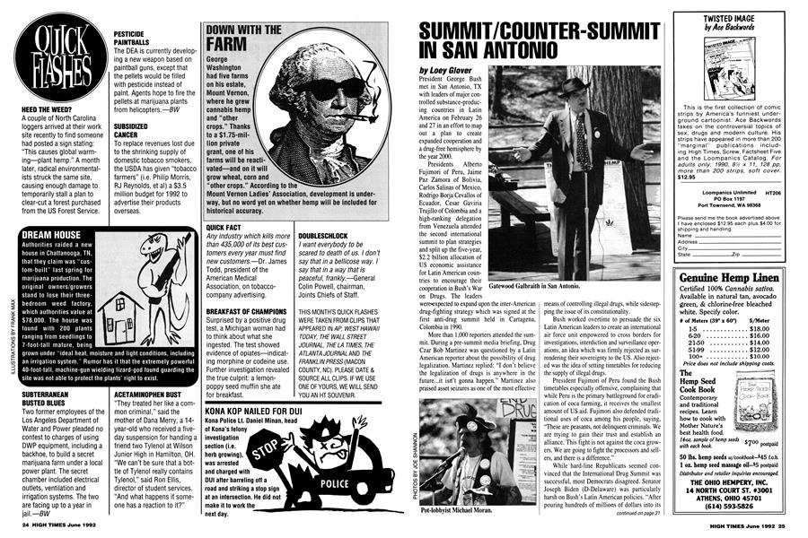 SUMMIT/COUNTER-SUMMIT IN SAN ANTONIO