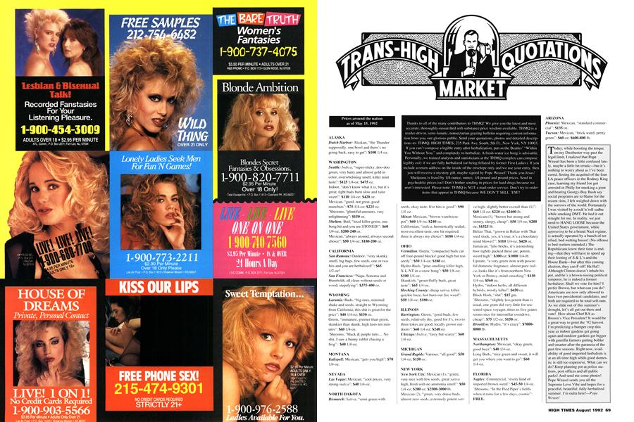 TRANS-HIGH MARKET QUOTATIONS