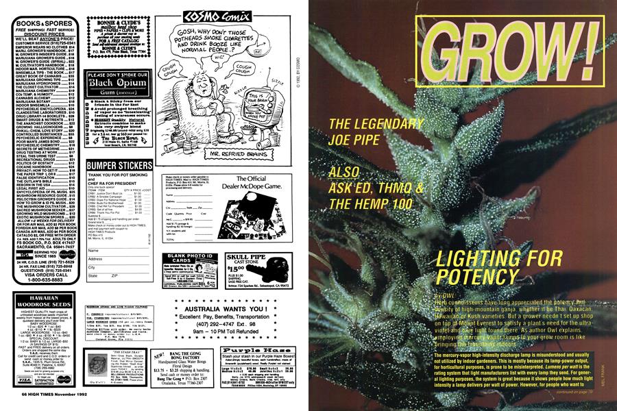 LIGHTING FOR POTENCY