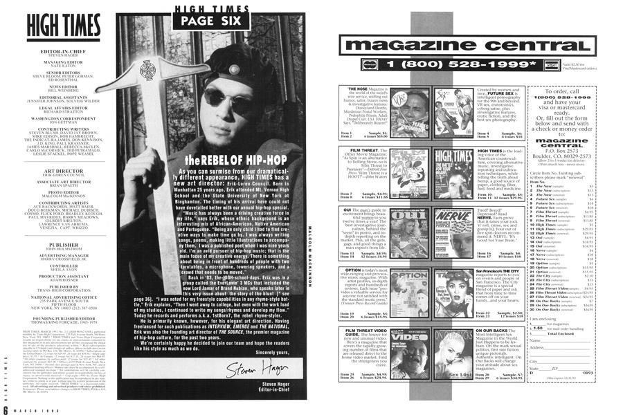 HIGH TIMES PAGE SIX