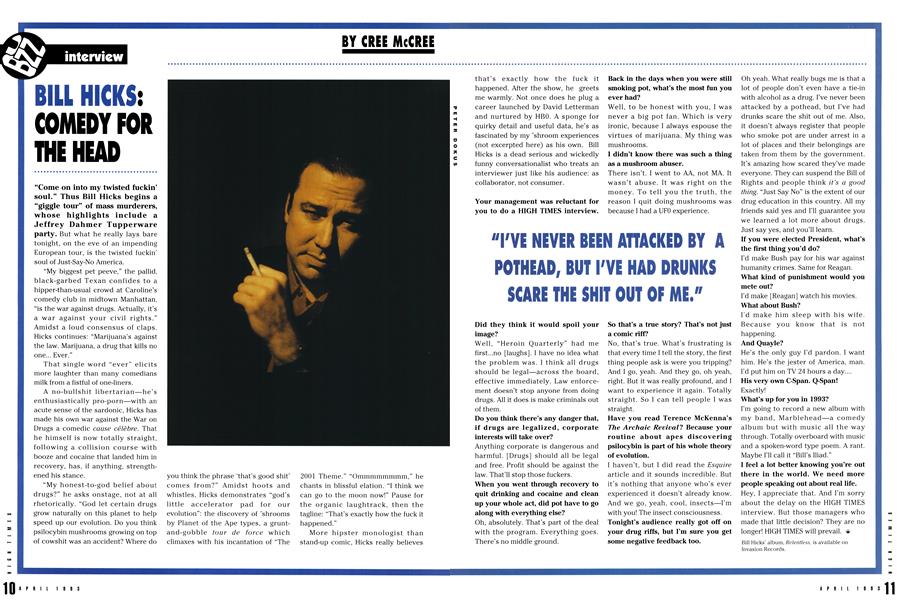 BILL HICKS: COMEDY FOR THE HEAD