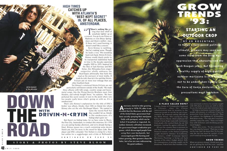 DOWN THE ROAD WITH DRIVIN-N-CRYIN