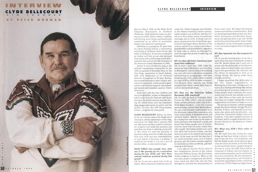 CLYDE BELLECOURT AIM FOUNDER