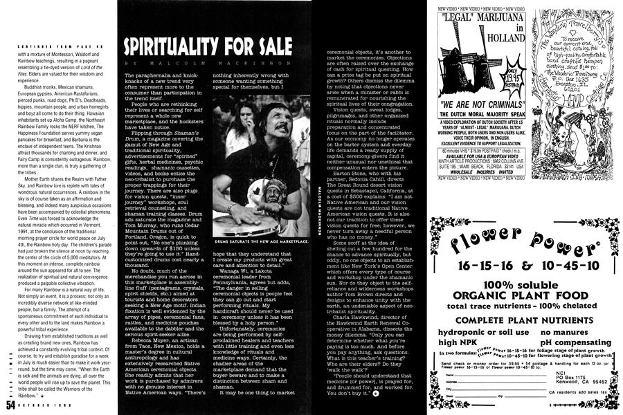 SPIRITUALITY FOR SALE
