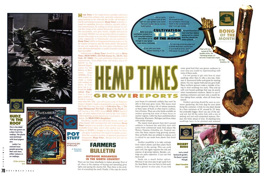 HEMP TIMES GROWE REPORTS
