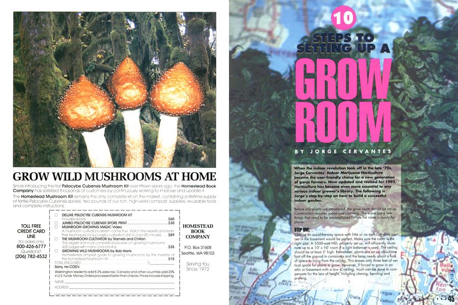 10 STEPS TO SETTING UP A GROW ROOM