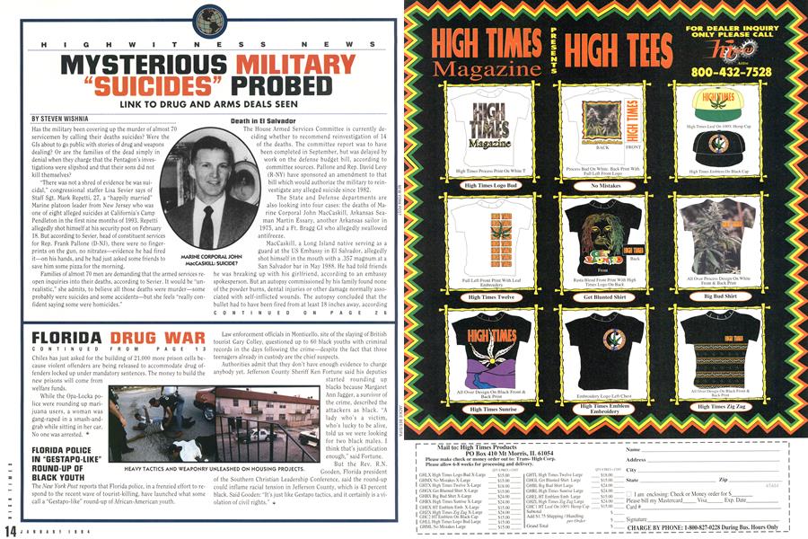 MYSTERIOUS MILITARY "SUICIDES" PROBED