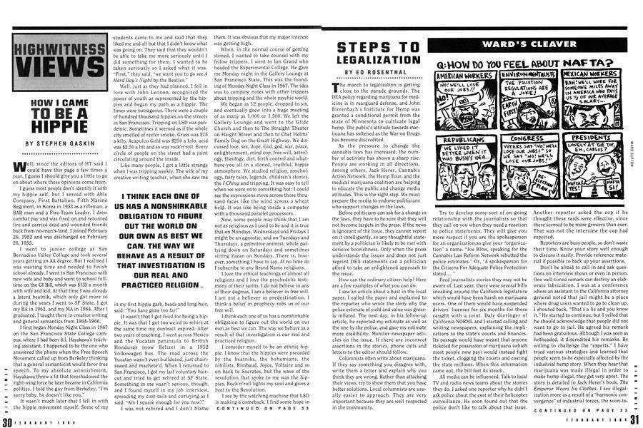 STEPS TO LEGALIZATION