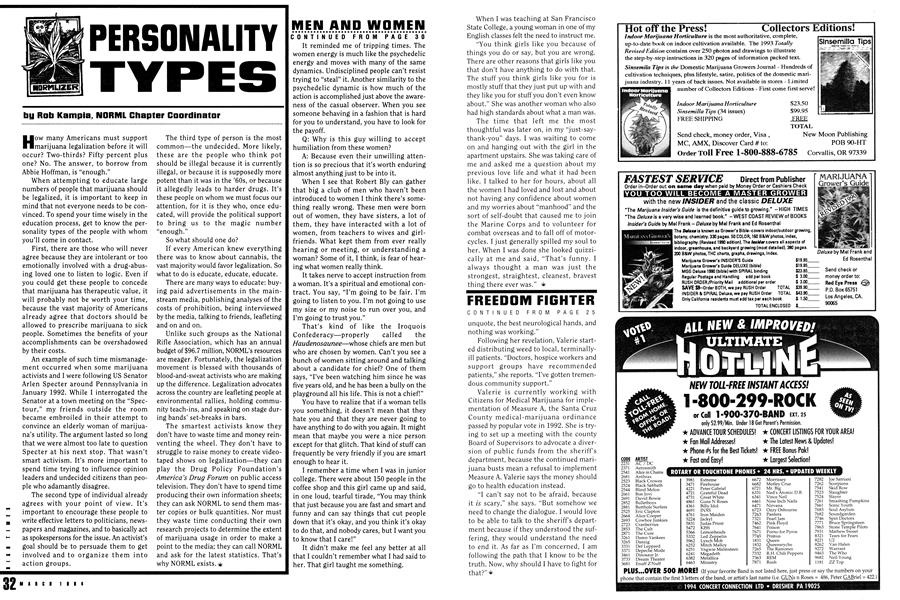 PERSONALITY TYPES