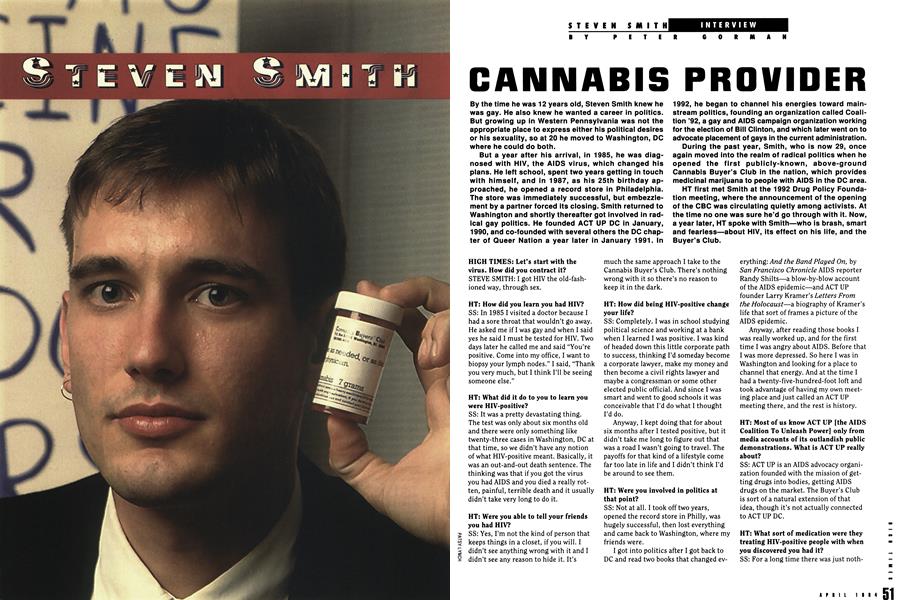 STEVEN SMITH CANNABIS PROVIDER