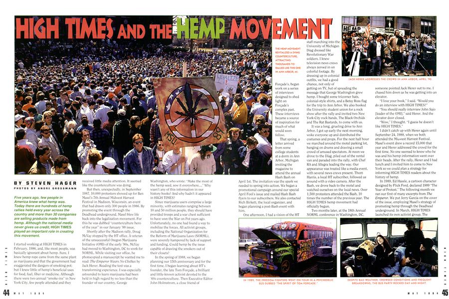 HIGH TIMES AND HEMP MOVEMENT