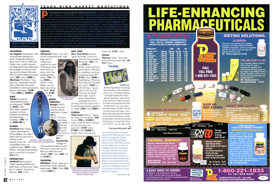 TRANS-HIGH MARKET QUOTATIONS