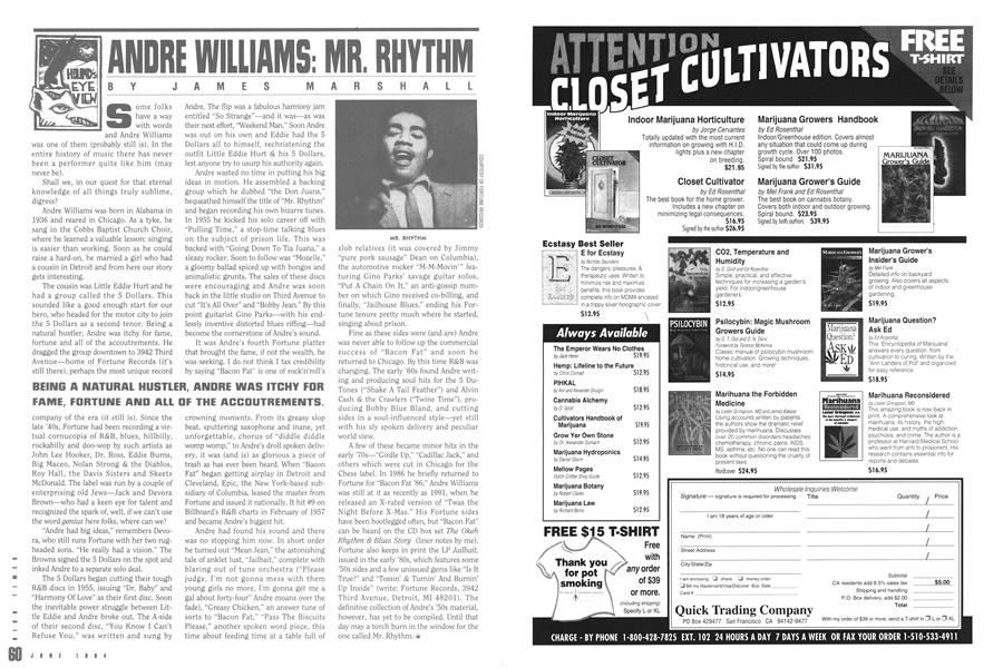 ANDRE WILLIAMS: MR. RHYTHM