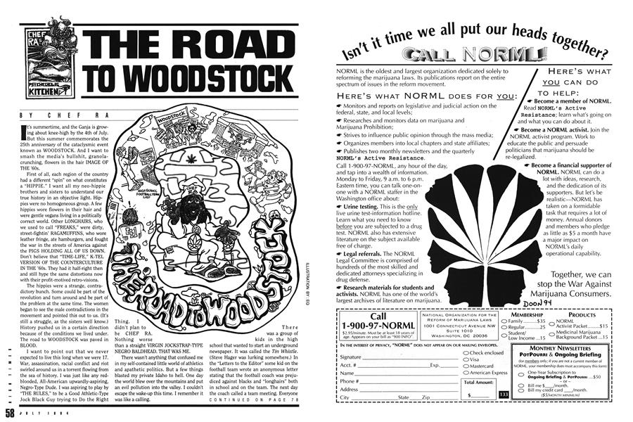 THE ROAD TO WOODSTOCK