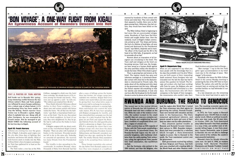 RWANDA AND BURONDI: THE ROAD TO GENOCIDE