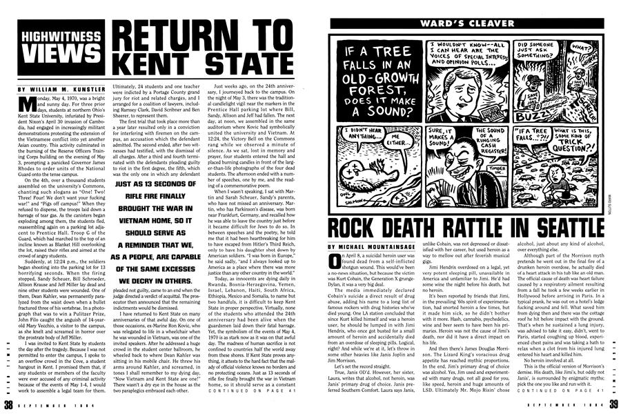 RETURN TO KENT STATE