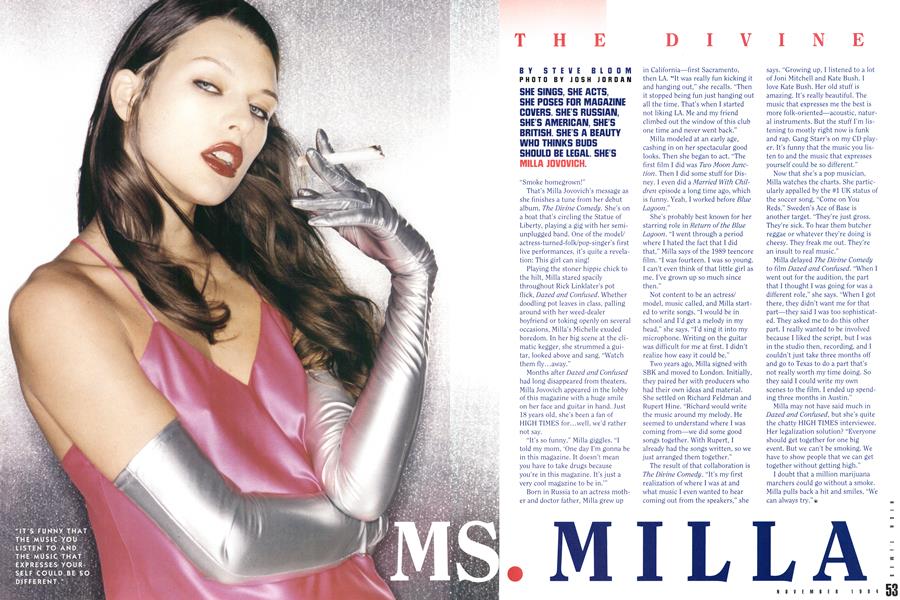 THE DIVINE MS. MILLA