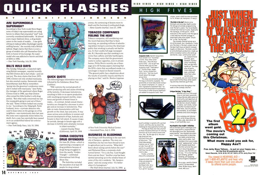 QUICK FLASHES