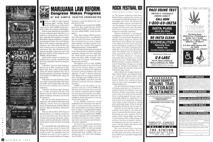 MARIJUANA LAW REFORM: