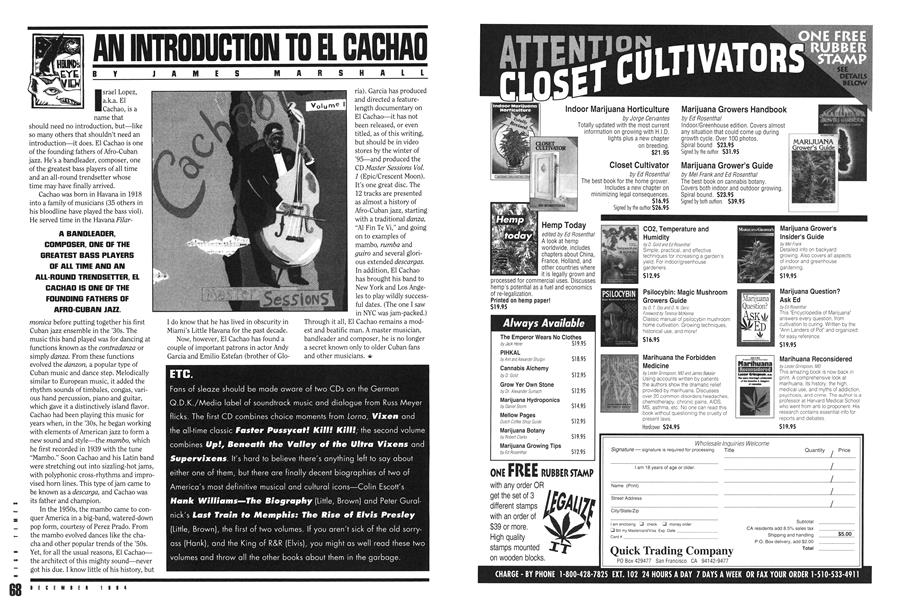 AN INTRODUCTION TO EL CACHAO