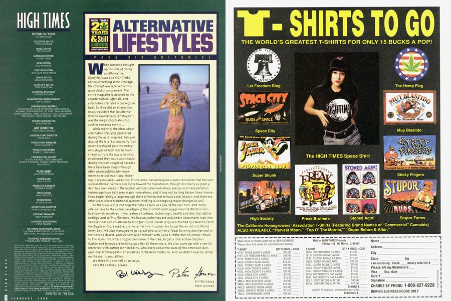 ALTERNATIVE LIFESTYLES